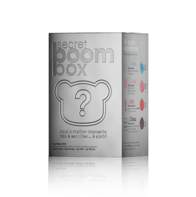 SECRET BOOM BOX GLOSS + BOMMIE + CHAVEIRO